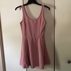 Women skater ribbed dress